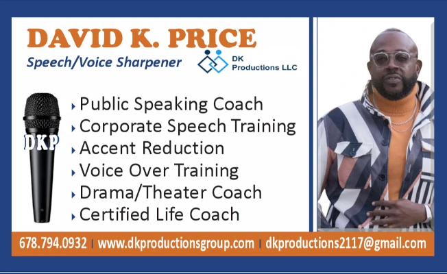 David K. Price Business Card