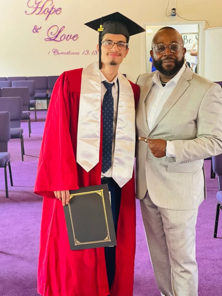 Graduation Photograph of DK Price's Client